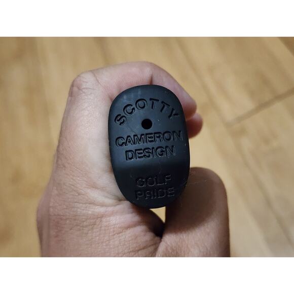 Used 2022 Jet Set Scotty Cameron Pistolini Putter Grip Yellow Letters Rubber - Picture 4 of 6